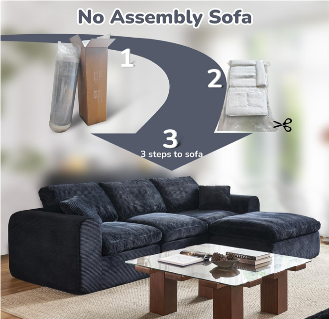 Sillon Estilo Nube Modular