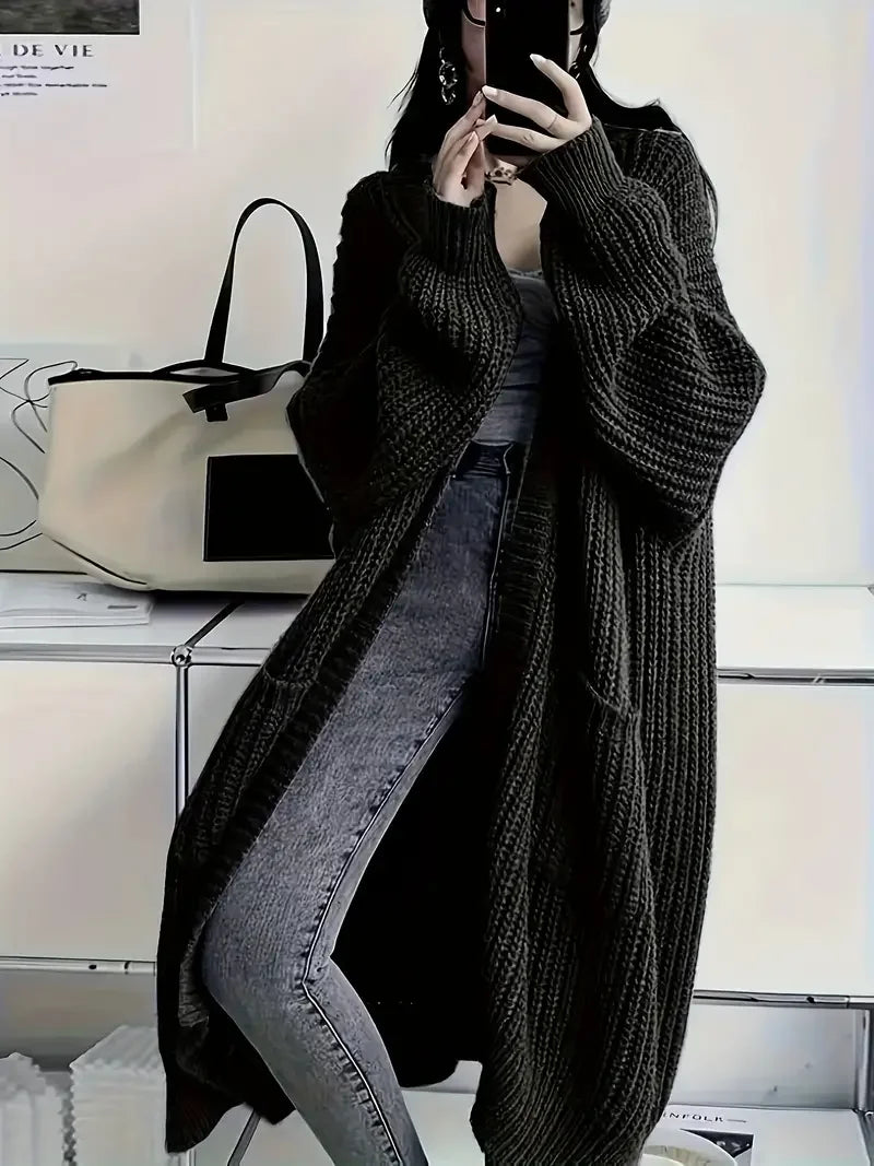 Long Knit Cardigan